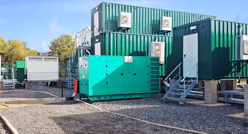 What a battery storage facility looks like - Lockleaze, Bristol