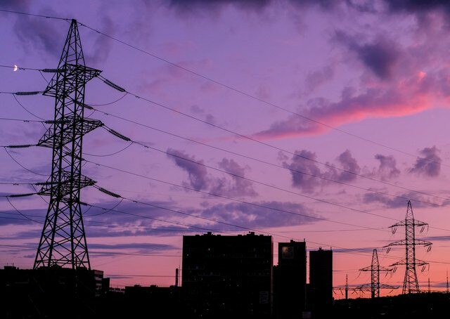 Sunset and electricity grid systems